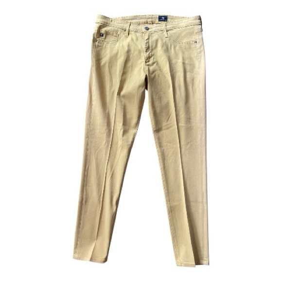 Ag Adriano Goldschmied Denim - #021, AG Adriano Goldschmied women’s yellow jeans, size 31R